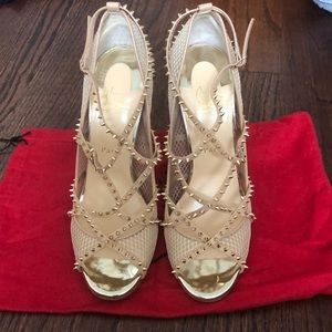 BRAND NEW CHRISTIAN LOUBOUTINS STUDED SANDALS